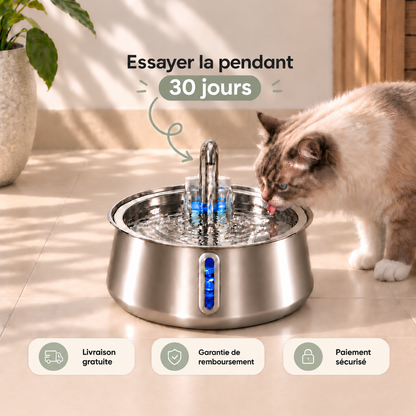 Fontaine à eau pour chat
