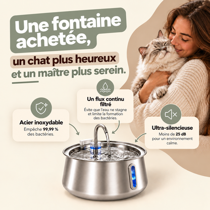 Fontaine à eau pour chat